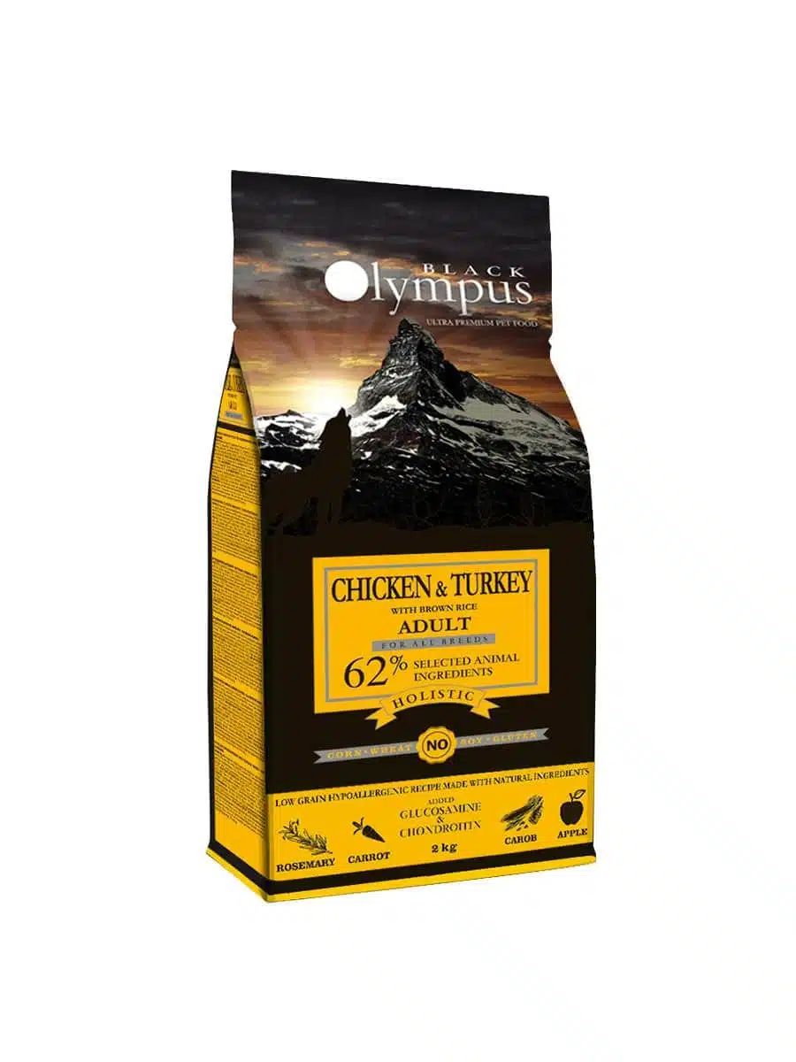 בלאק אולימפוס 12 ק"ג כלב בוגר עוף והודו Black Olympus