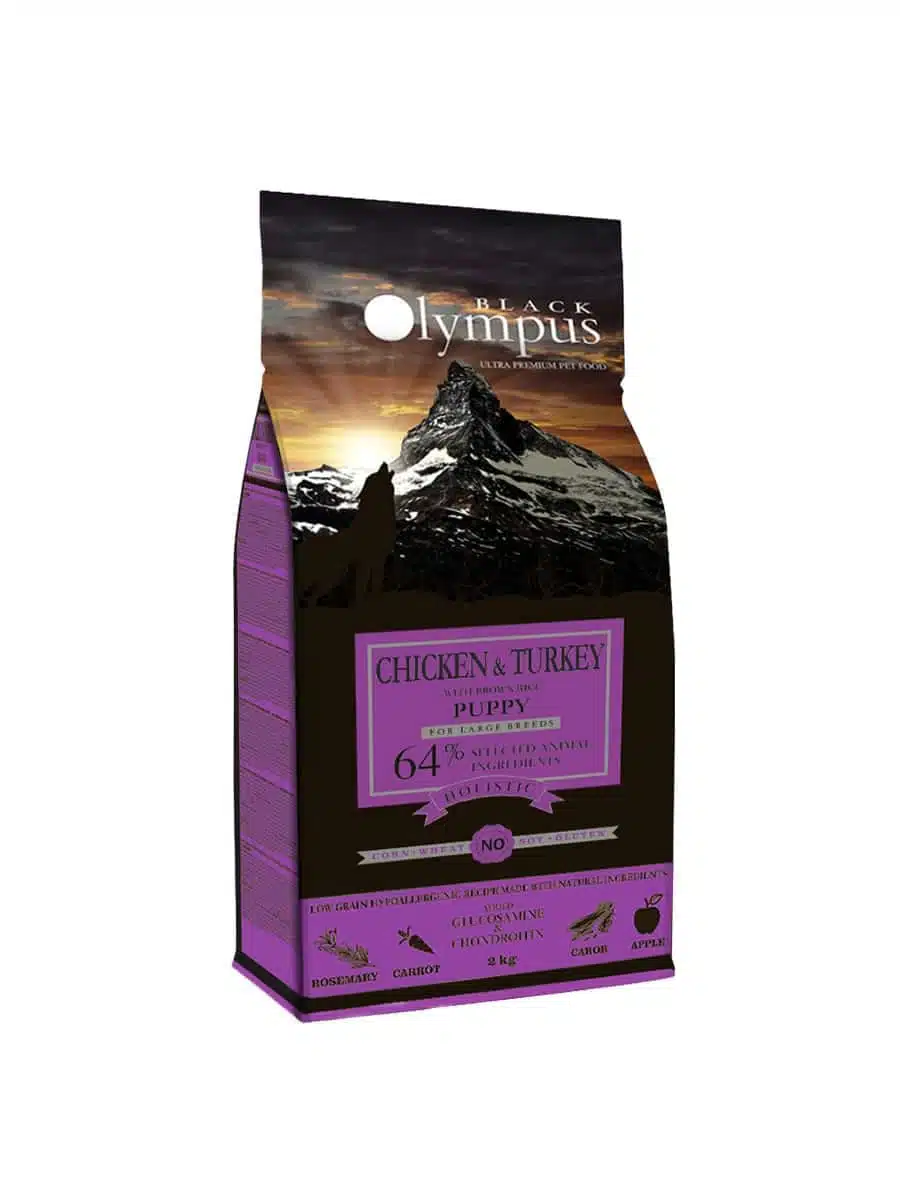 בלאק אולימפוס 12 ק"ג כלב גורים מקסי עוף הודו Black Olympus