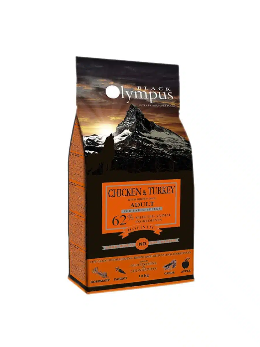 בלאק אולימפוס 12 ק"ג כלב בוגר מקסי עוף הודו Black Olympus