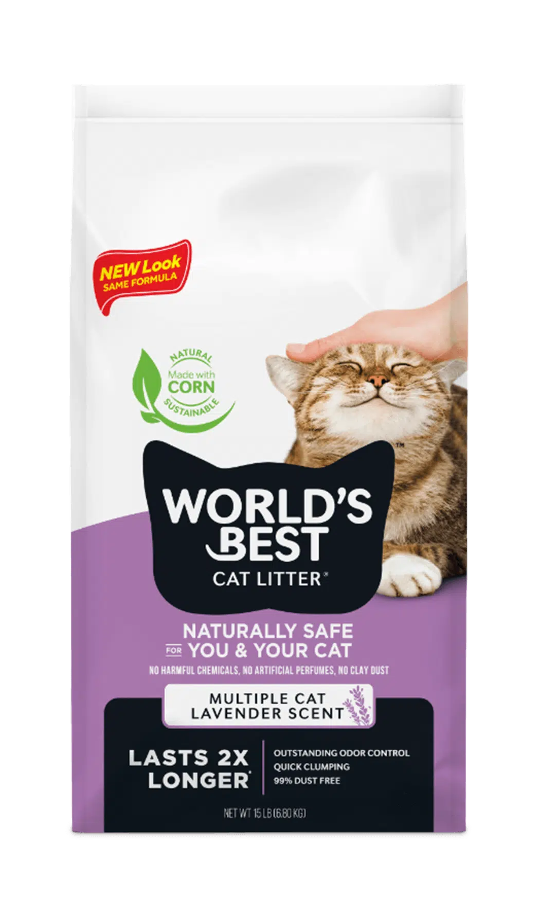 מצע וורלד בסט אורגני סגול בניחוח לבנדר 12.7 ק"ג