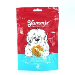 יאמיז חטיף לכלב פילה טבעוני עם ברוקולי 80 גרם