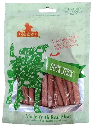 ילוט חטיף לכלב מקלות ברווז 100 גרם