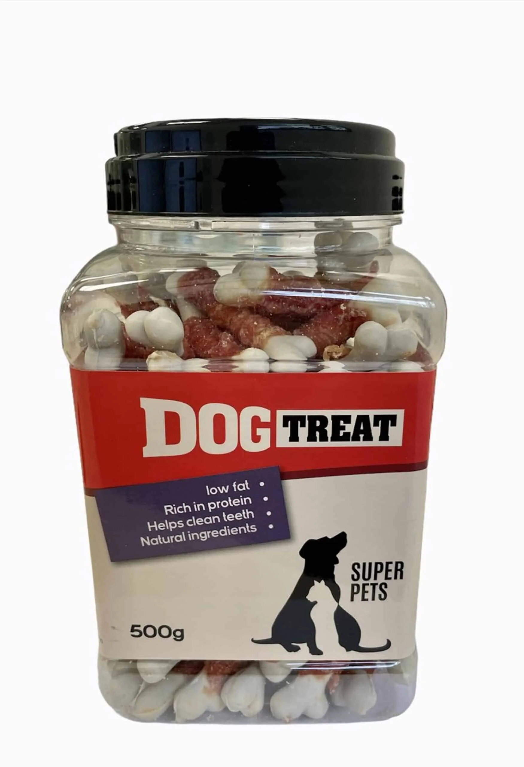 סופר פטס עצם סידן עטופה ברווז צנצנת 500 גרם