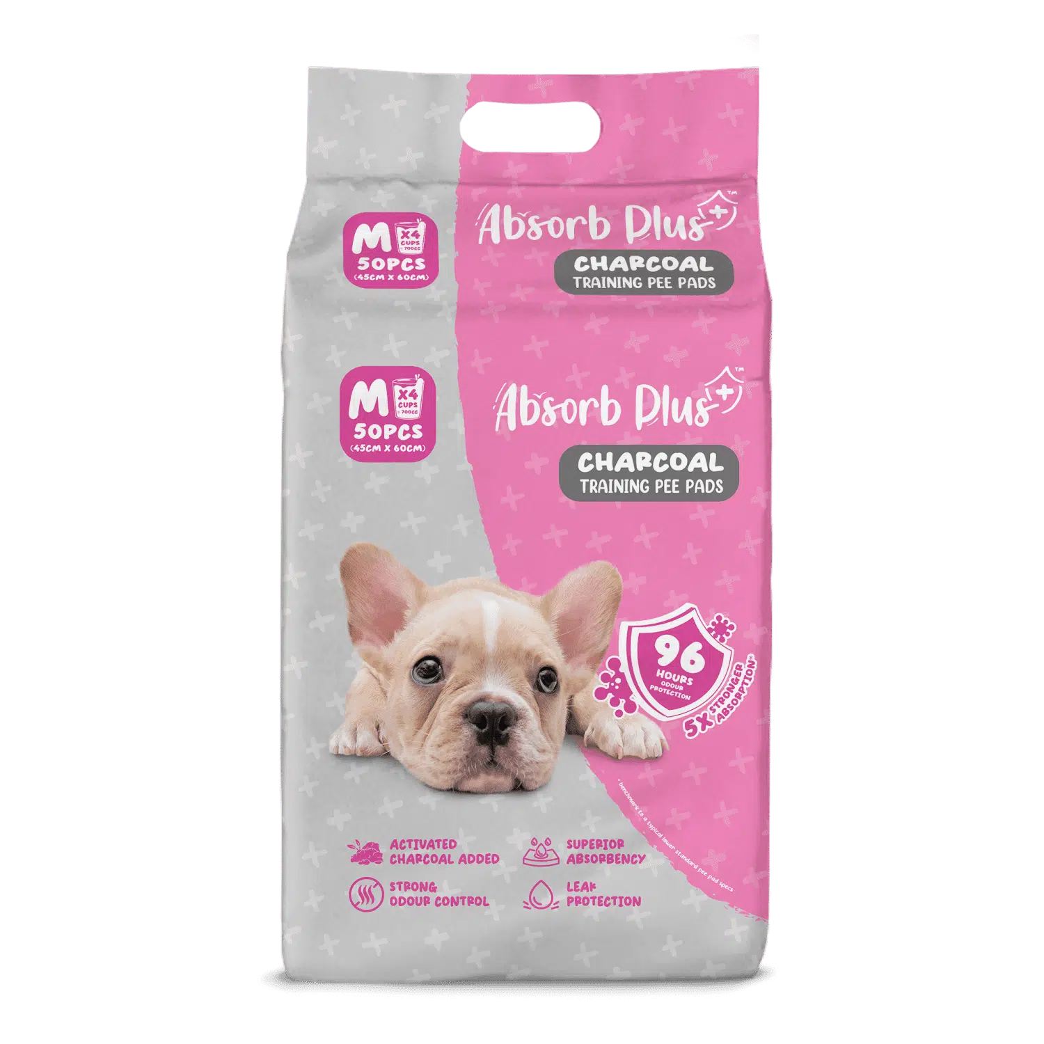 פדים פחם 50 יח אבסורב פלוס