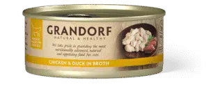 גרנדורף מעדן לחתול חזה עוף ופילה ברווז 70 גרם