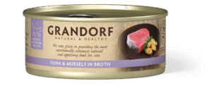 גרנדורף מעדן לחתול פילה טונה ומולים 70 גרם
