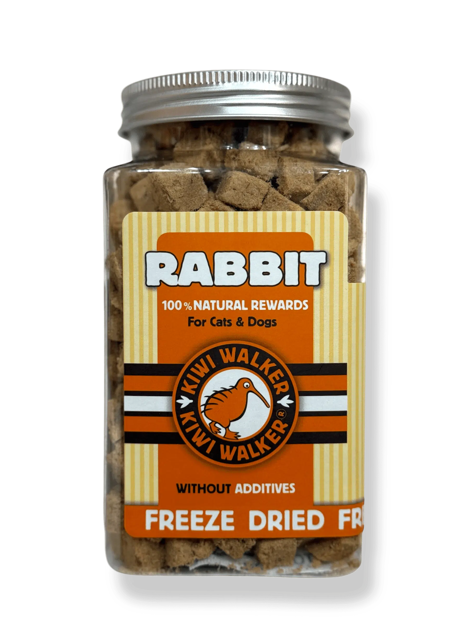 קיווי ווקר חטיף קוביות ארנבת 100% טבעי לכלב וחתול 75 גרם