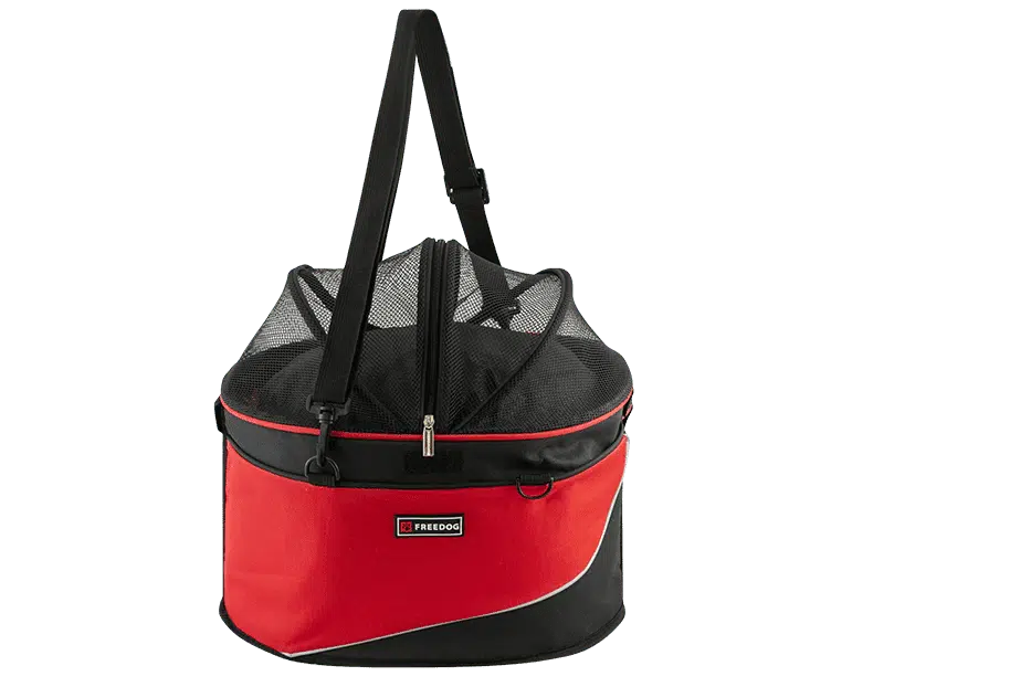 ⁦תיק אופניים אדום לכלב/חתול עד 6 ק"ג פרידוג⁩ – תמונה ⁦2⁩