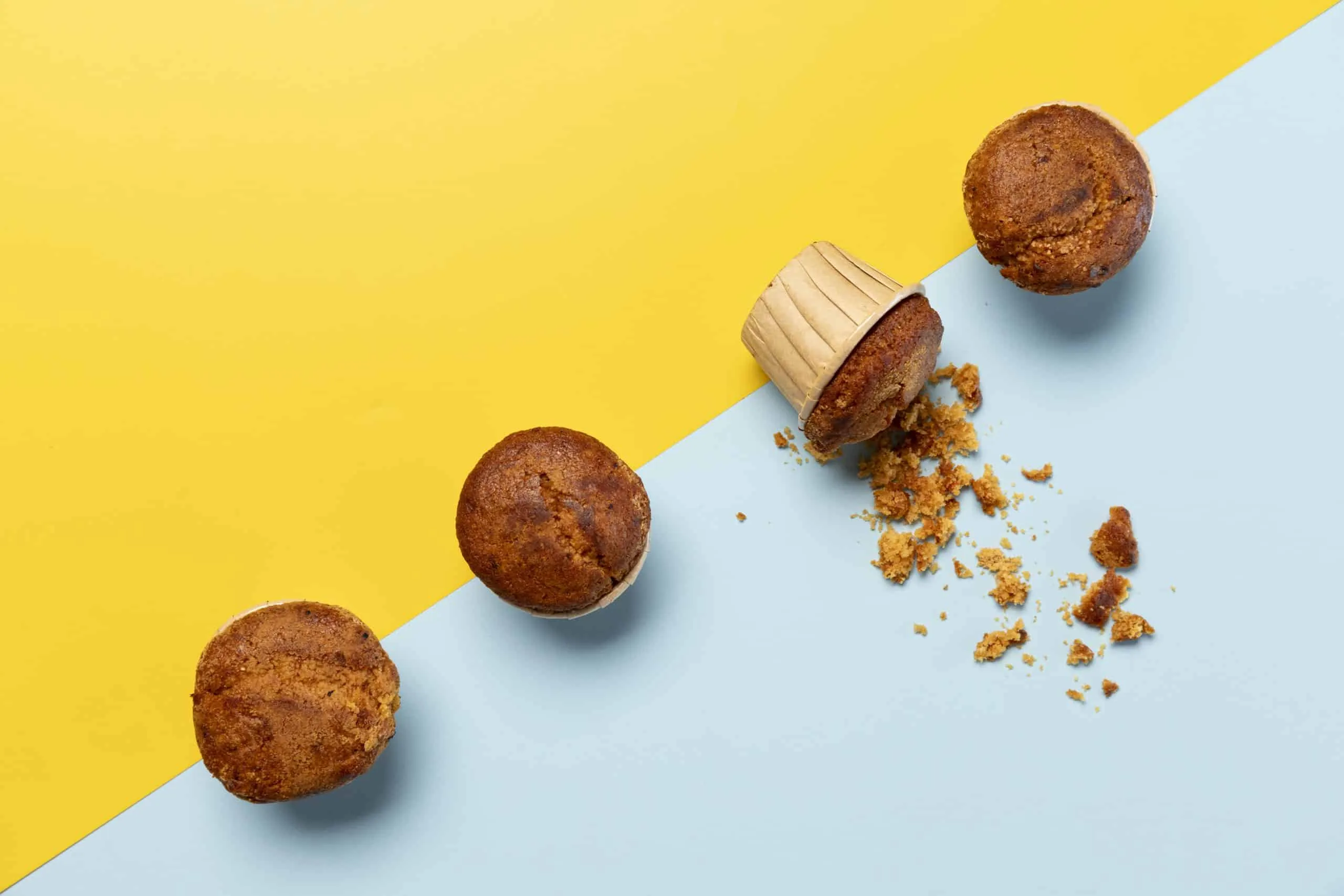 ⁦פומרי עוגת מאפינס לכלב בטעם חמאת בוטנים עם גזר 50 גרם⁩ – תמונה ⁦5⁩