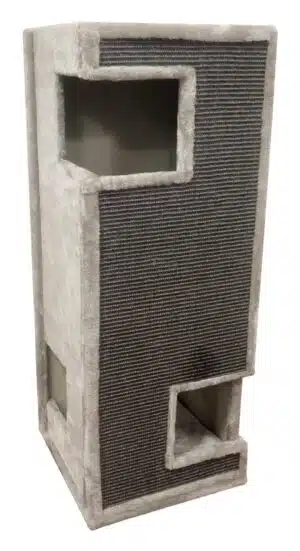 מגרדת פינתית אפורה לחתול 100 ס"מ הופי