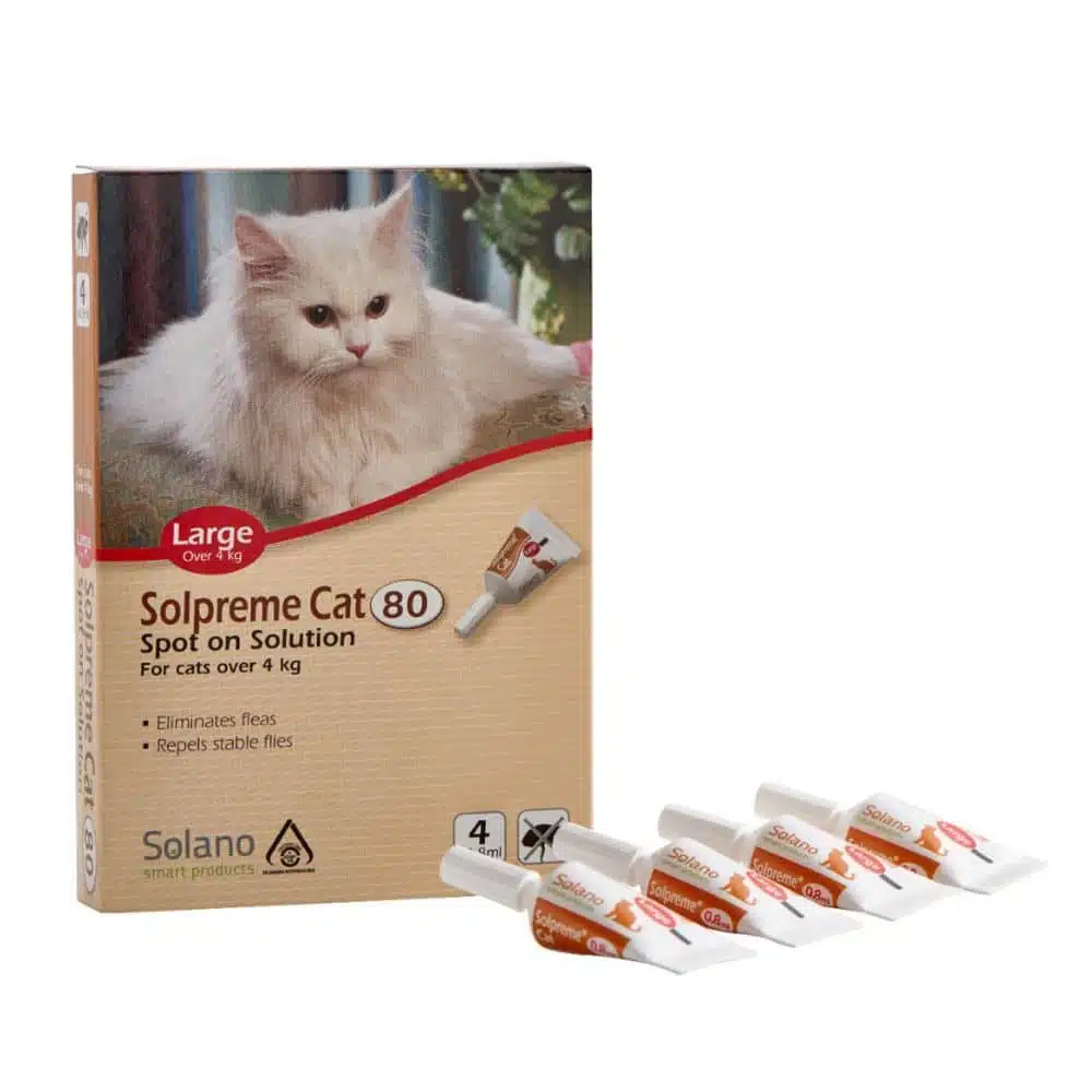 סולאנו סולפרים L לחתול נגד פרעושים מעל 4 ק"ג