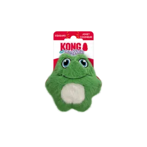 קונג בובת משחק מיני סנוזל צפרדע XS לכלב עם אריזה