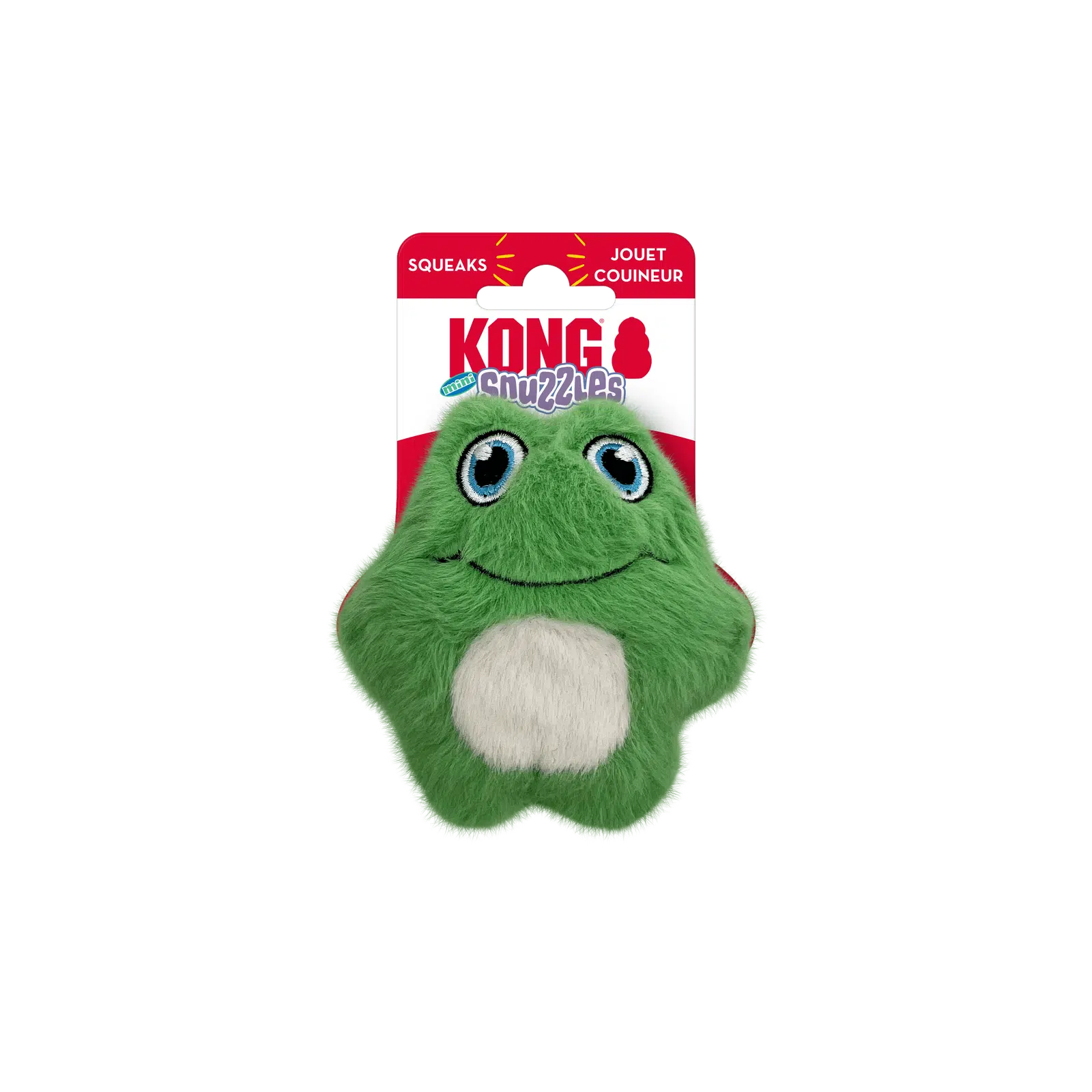 קונג בובת משחק מיני סנוזל צפרדע XS לכלב עם אריזה