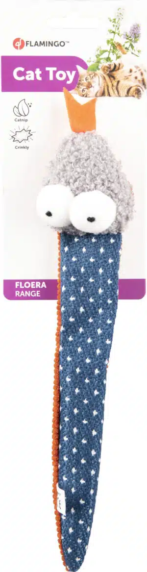 צעצוע בובת נחש עם קטניפ לחתול 30 ס"מ FLAMINGO