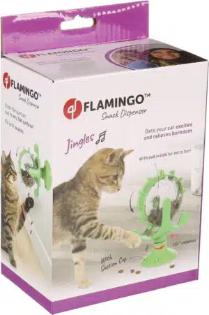 צעצוע גלגל חטיפים אינטראקטיבי לחתול FLAMINGO