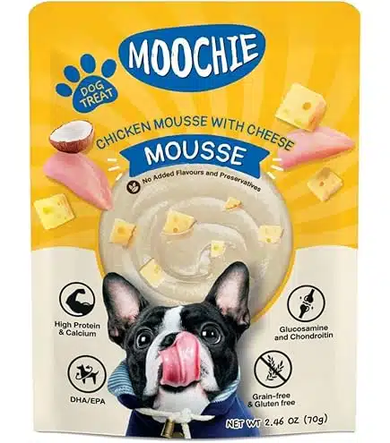 מוצ'י לכלב פאוץ' כבד עוף וגבינה 70 גרם