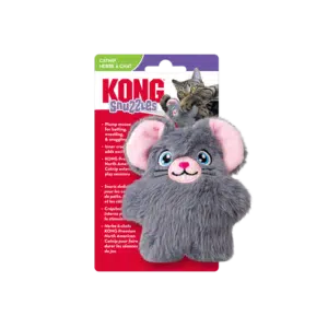 בובת משחק לחתול סנוזל עכבר אפור KONG עם אריזה