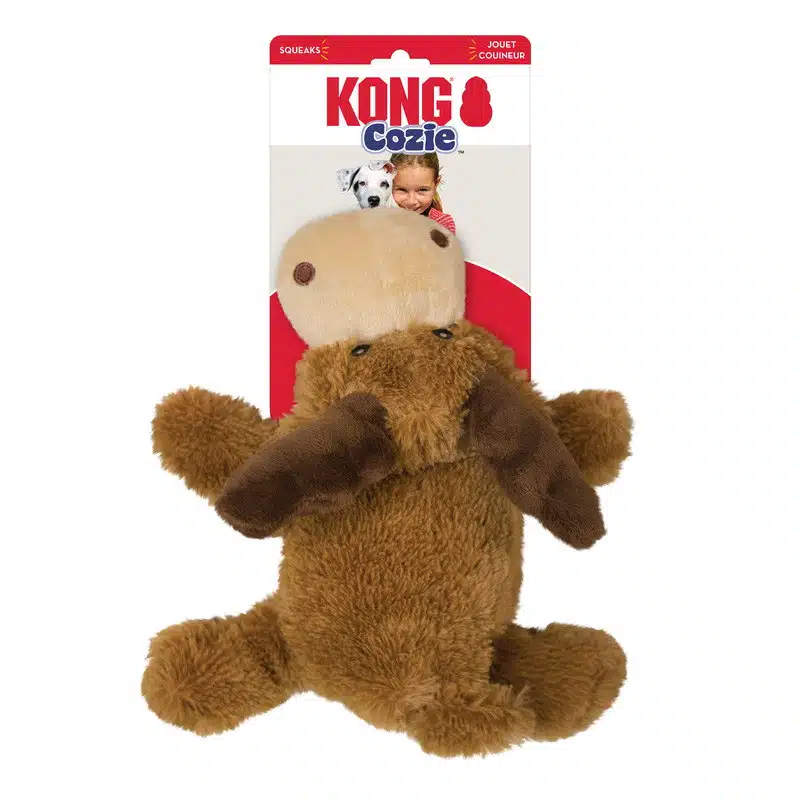 בובת משחק XL לכלב קוזי מרווין המוס KONG עם תווית
