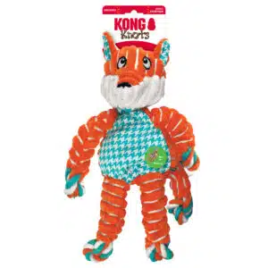 בובת משחק לכלב M/L שועל קשרים רפויים KONG כולל אריזה